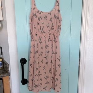 Gap Pink Spaghetti Strap Summer Dress-Adjustable Straps